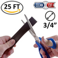 Electriduct Flexo Clean Cut Braided Cable Sleeve- 3/4" x 25ft- Black BSNF-075-25